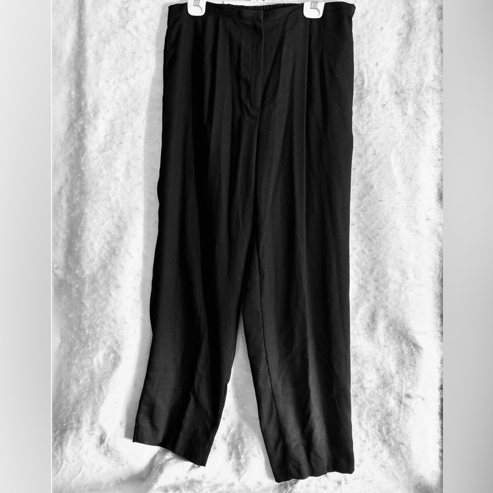 Kathie Lee Elegant Black Dress Pants
